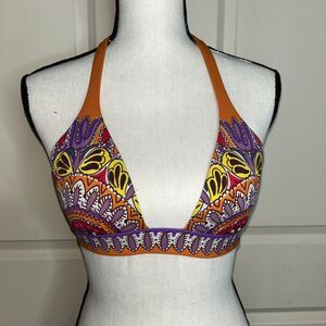 Victoria’s Secret Boho Print Halter Bikini Top Size S/P